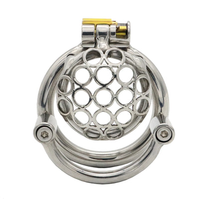 MINI Anti Slip Small Honeycomb Chastity Cage