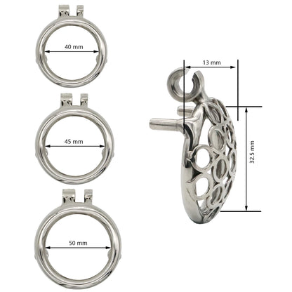 MINI Anti Slip Small Honeycomb Chastity Cage