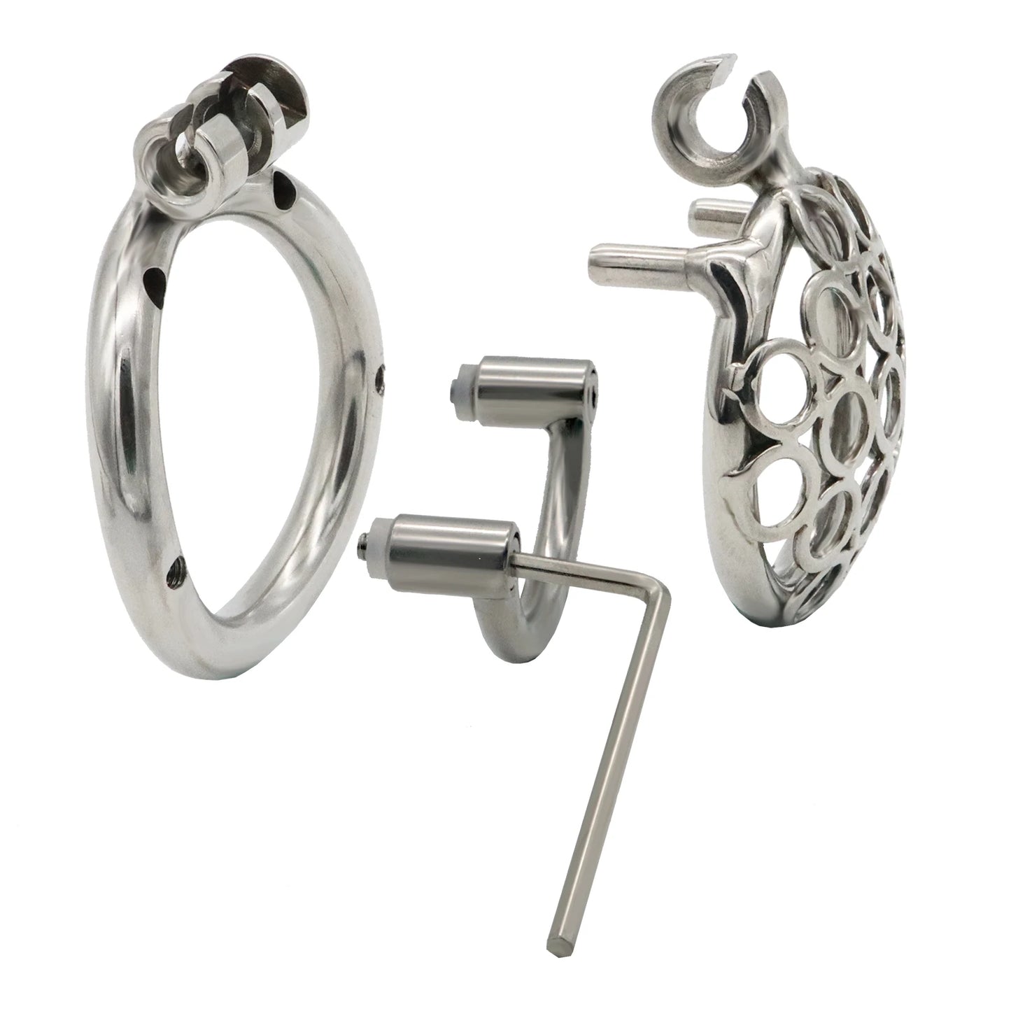 MINI Anti Slip Small Honeycomb Chastity Cage