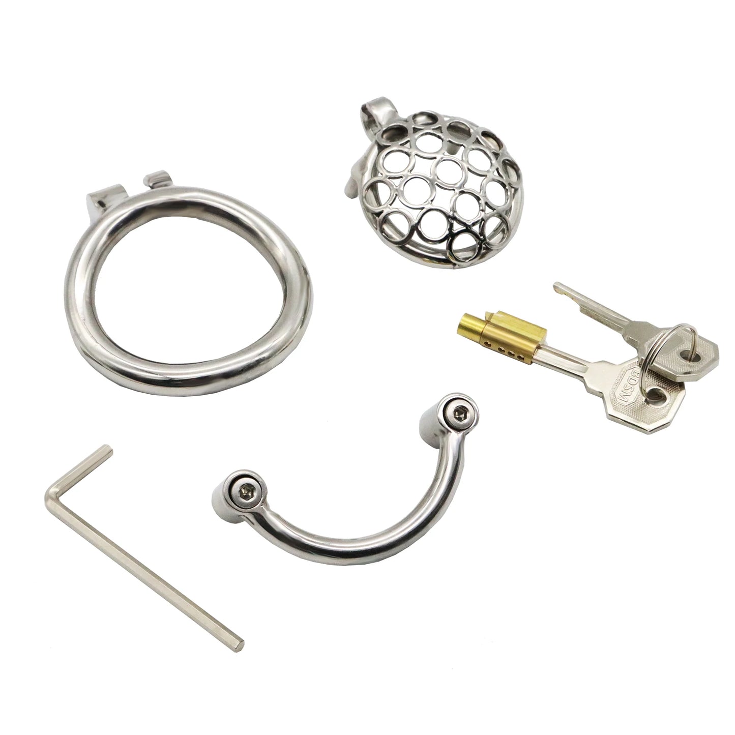 MINI Anti Slip Small Honeycomb Chastity Cage
