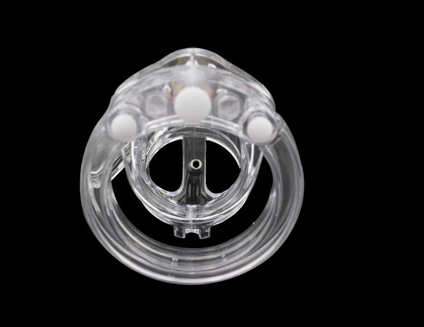 PC Cock Cage With Metal Catheter A125