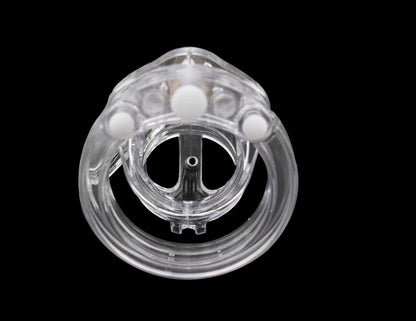 PC Cock Cage With Metal Catheter A125