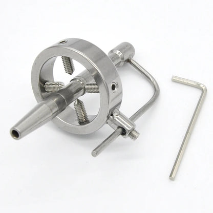 Screw Lock Penis Rings Spiked Cock Cage