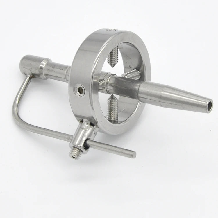 Screw Lock Penis Rings Spiked Cock Cage