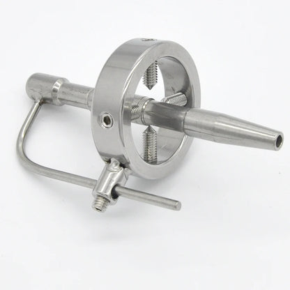 Screw Lock Penis Rings Spiked Cock Cage