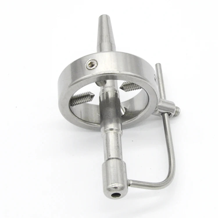 Screw Lock Penis Rings Spiked Cock Cage