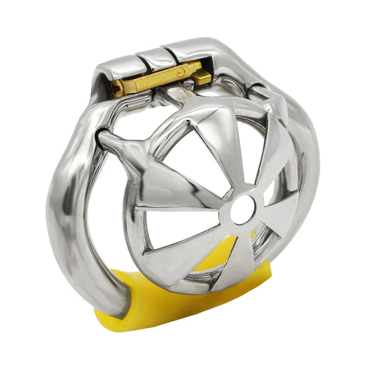 Happygo Small Flat Chastity Cage Penis Lock