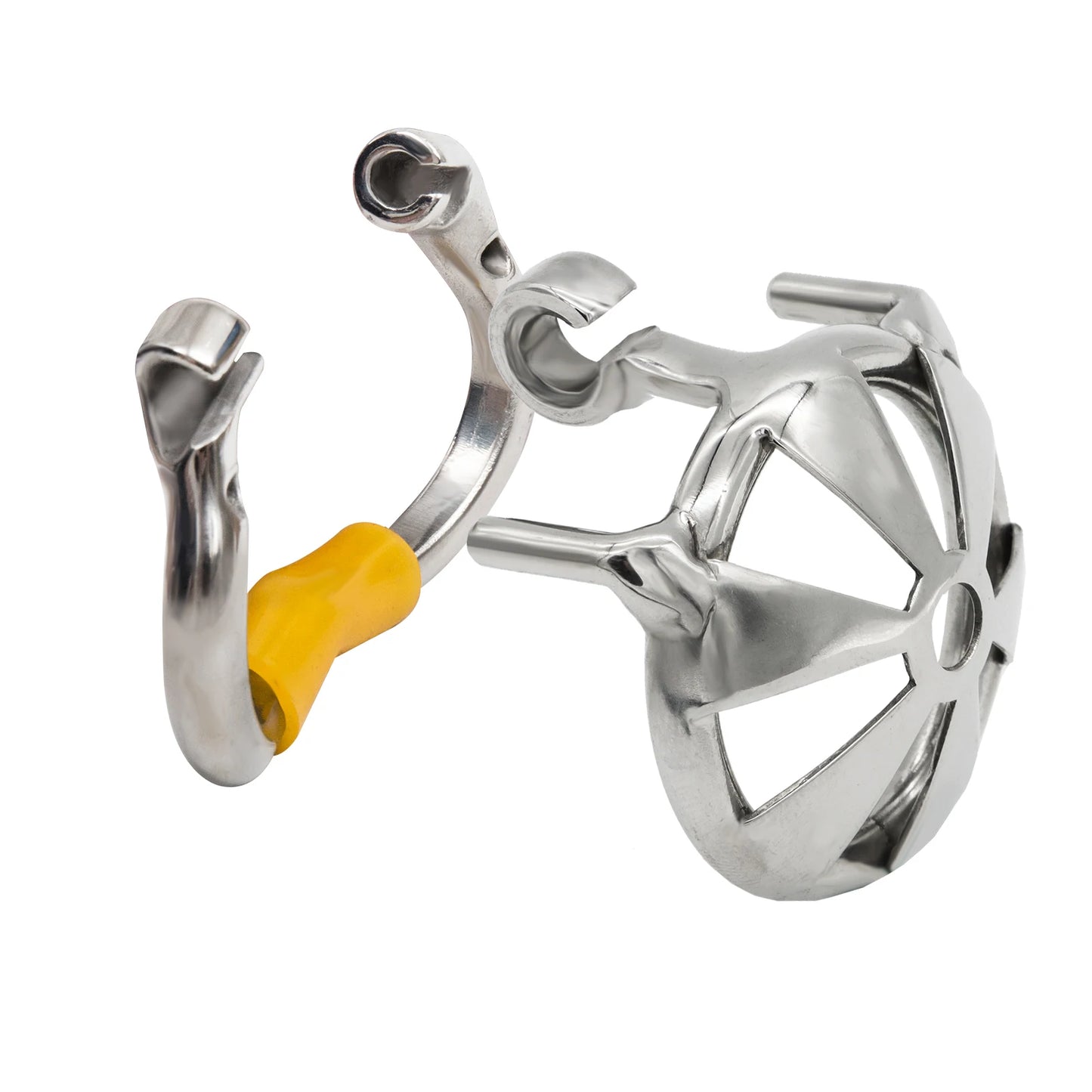 Happygo Small Flat Chastity Cage Penis Lock