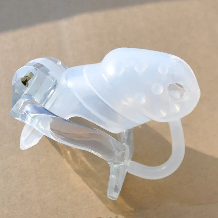v3 Long Silicone Chastity Cage